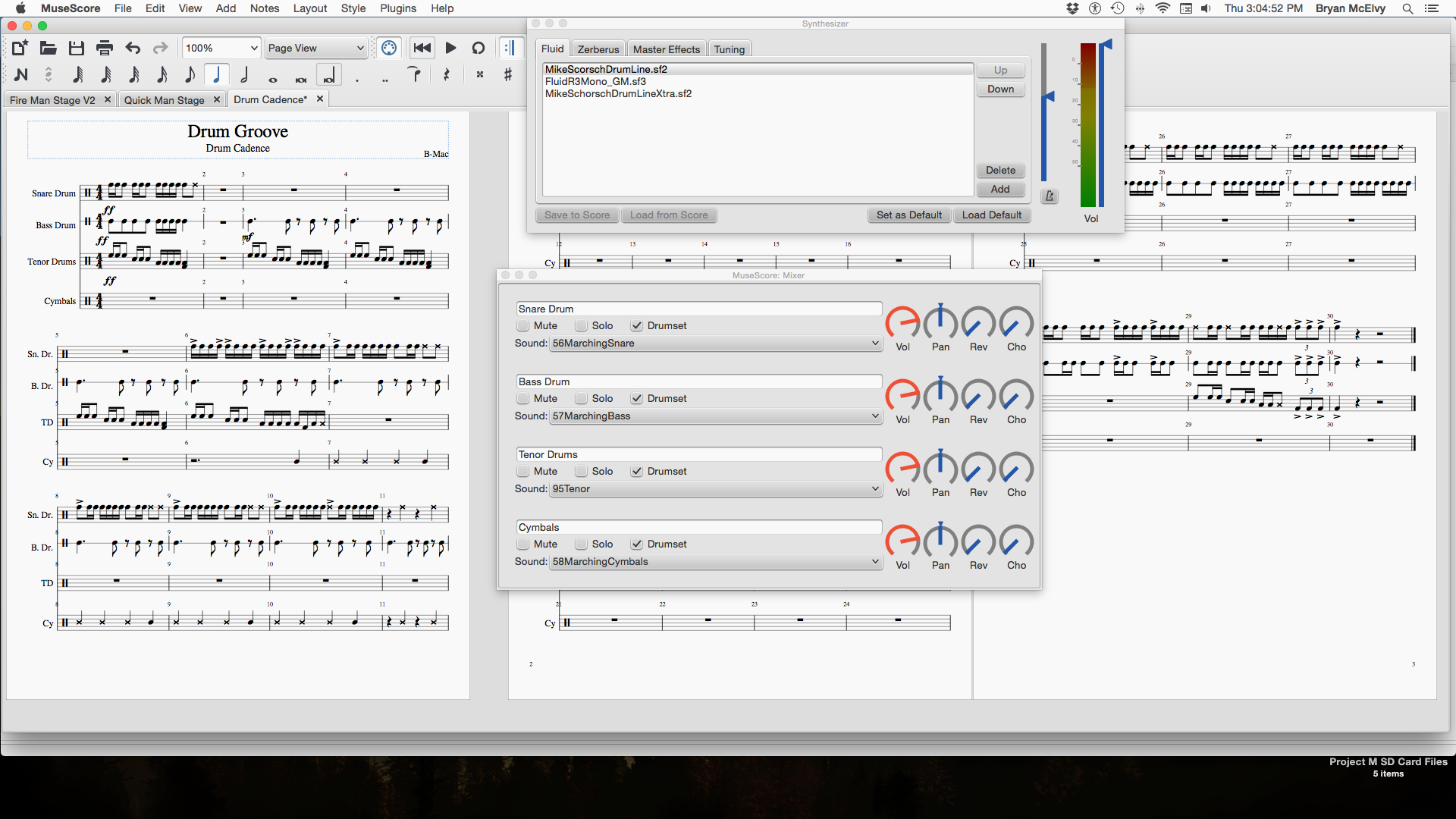 Drumline or Marching Percussion Soundfont for MuseScore 2 MuseScore